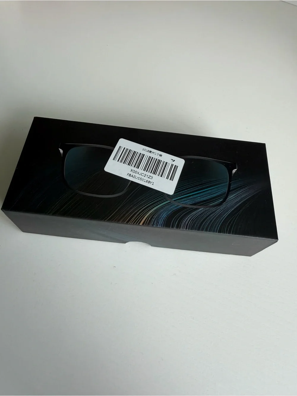 OKANY BLUE LIGHT blocking glasses- Amber Lens Black Frame
